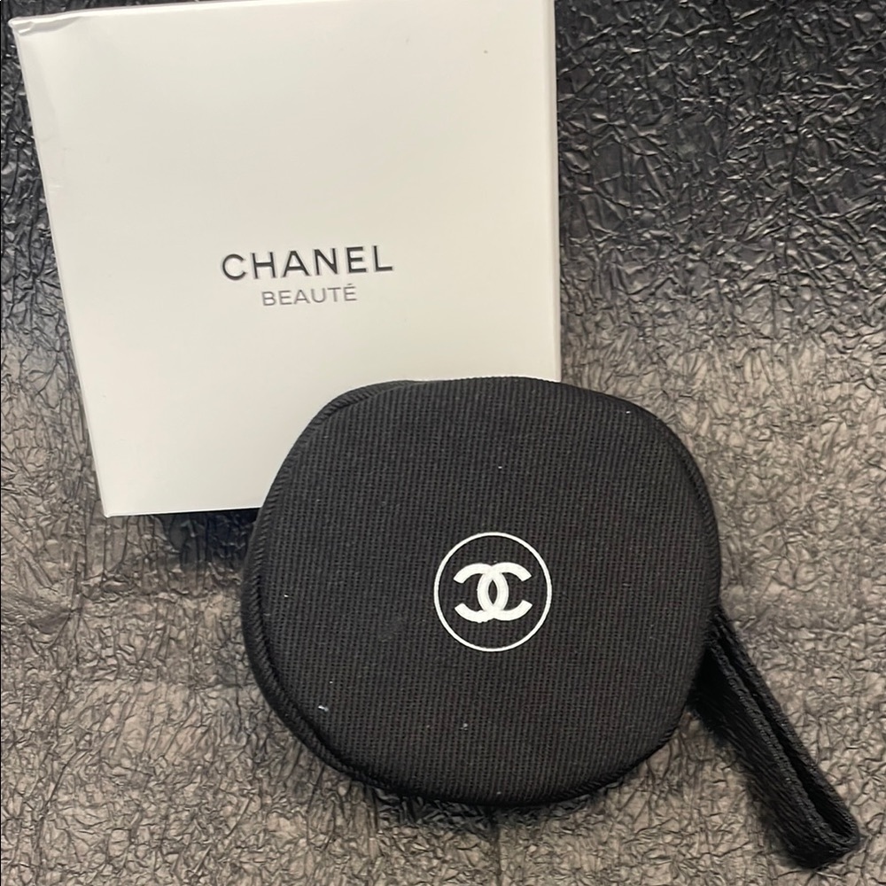 Chanel Black Cosmetic Pouch